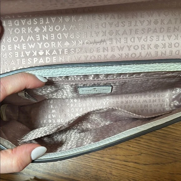 Kate Spade White Leather Chain Shoulder Bag - Picture 3 of 9